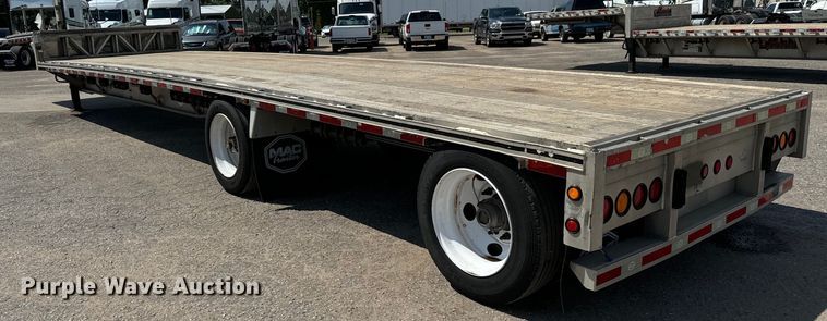 image for item MU9789 2014 MAC drop deck equipment trailer