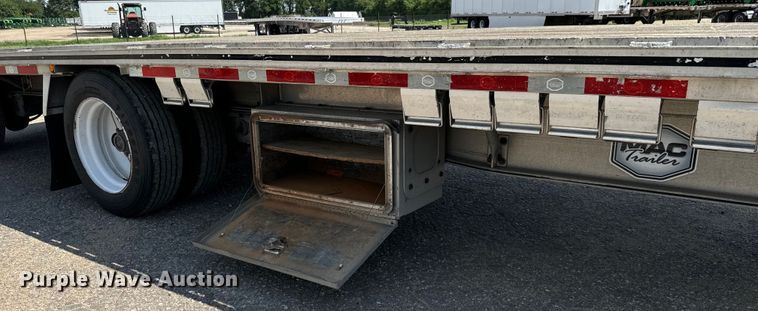 image for item MU9789 2014 MAC drop deck equipment trailer