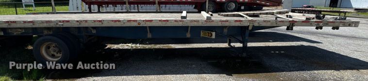 image for item ND9348 1997 Wilson CF-96T flatbed trailer