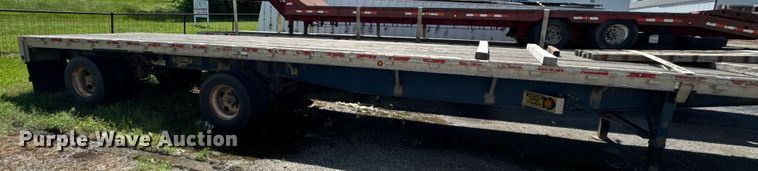 image for item ND9348 1997 Wilson CF-96T flatbed trailer