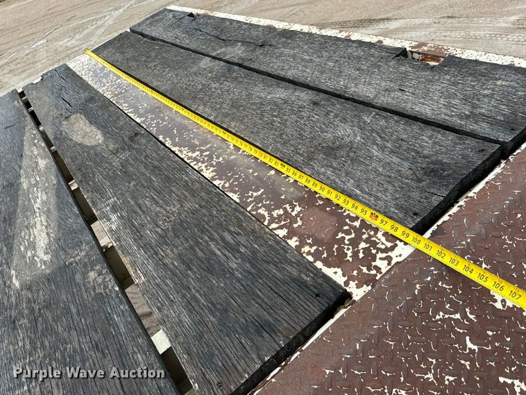 image for item NL9876 1991 Trail King TK100RG drop deck equipment trailer