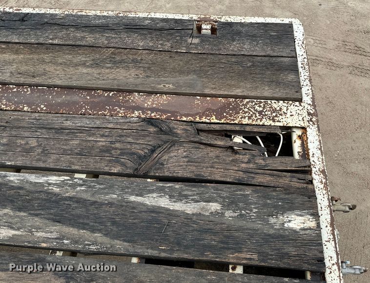 image for item NL9876 1991 Trail King TK100RG drop deck equipment trailer