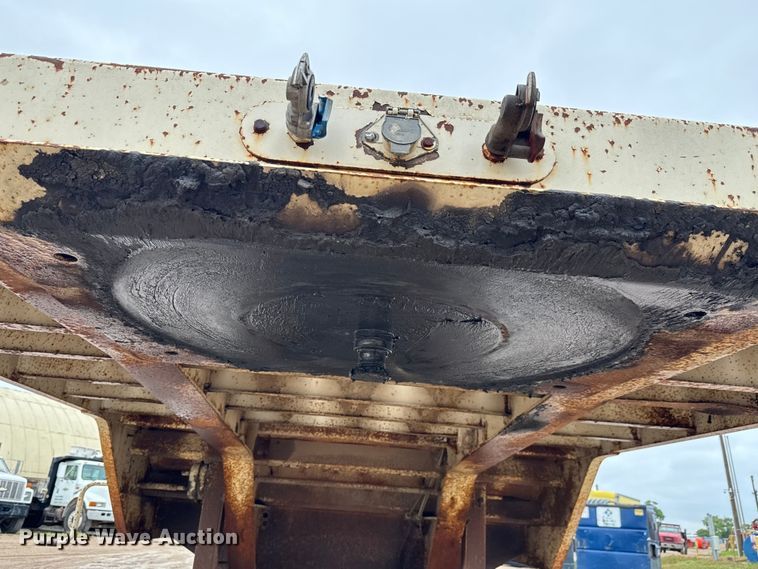 image for item NL9876 1991 Trail King TK100RG drop deck equipment trailer