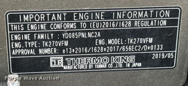 image for item NL9945 2020 Freightliner  Cascadia semi truck