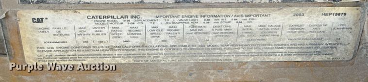 image for item NL9969 2003 Ottawa Truck 30 yard truck