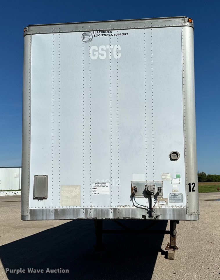 image for item NL9971 2001 Wabash DVCHPC dry van trailer