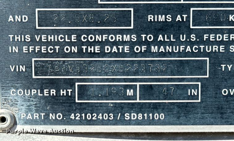 image for item NL9972 1999 Great Dane 7411TP-SAX dry van trailer