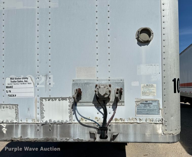 image for item NL9973 2001 Wabash DVCVHPC dry van trailer