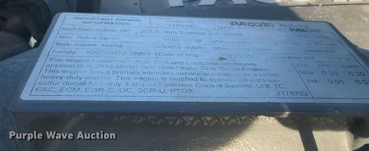 image for item NW9534 2020 Kenworth T680 semi truck