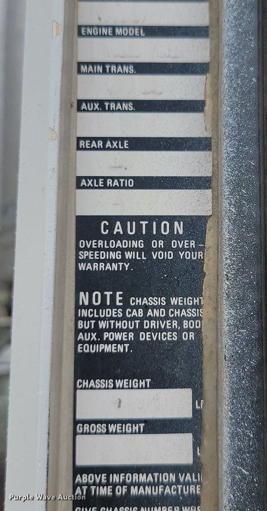 image for item NZ9874 1996 Kenworth  W900 semi truck