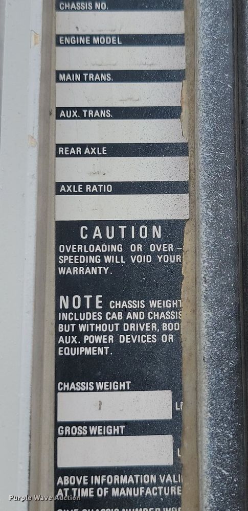 image for item NZ9874 1996 Kenworth  W900 semi truck