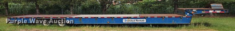 image for item OK9970 2015 Trail King TK80HT drop deck hydratail equipment trailer