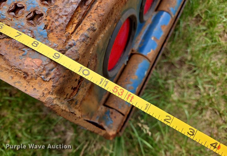 image for item OK9970 2015 Trail King TK80HT drop deck hydratail equipment trailer