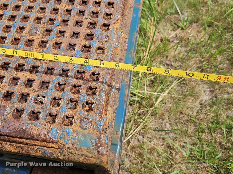 image for item OK9970 2015 Trail King TK80HT drop deck hydratail equipment trailer