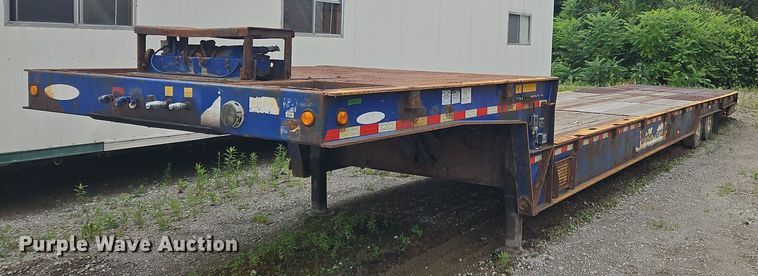 image for item OK9975 2014 Ledwell LW48HT2 drop deck hydratail equipment trailer
