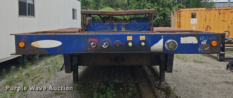 image for item OK9975 2014 Ledwell LW48HT2 drop deck hydratail equipment trailer