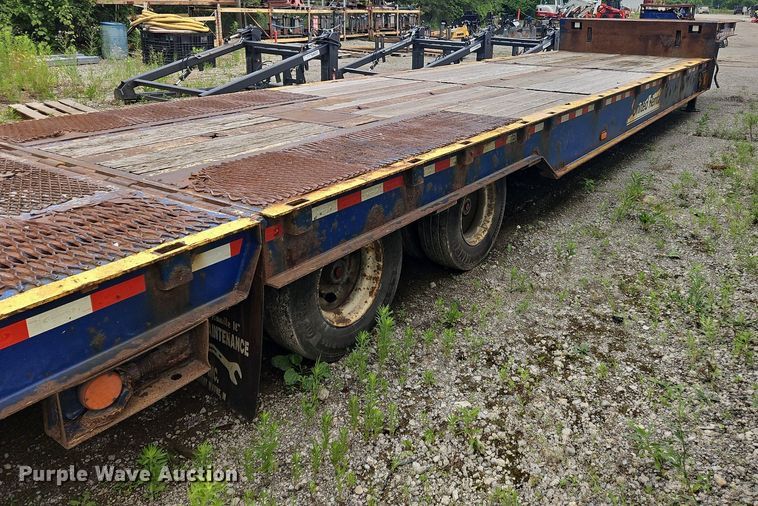 image for item OK9975 2014 Ledwell LW48HT2 drop deck hydratail equipment trailer