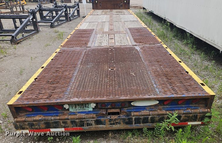 image for item OK9975 2014 Ledwell LW48HT2 drop deck hydratail equipment trailer