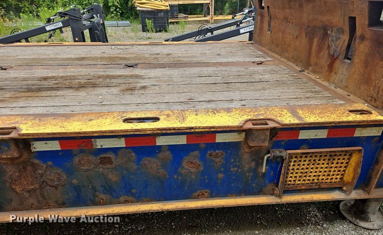 image for item OK9975 2014 Ledwell LW48HT2 drop deck hydratail equipment trailer