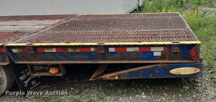image for item OK9975 2014 Ledwell LW48HT2 drop deck hydratail equipment trailer