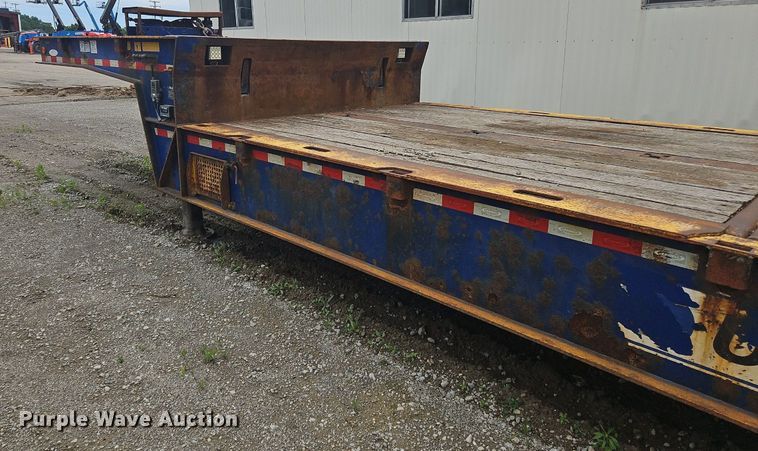 image for item OK9975 2014 Ledwell LW48HT2 drop deck hydratail equipment trailer