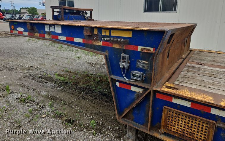 image for item OK9975 2014 Ledwell LW48HT2 drop deck hydratail equipment trailer