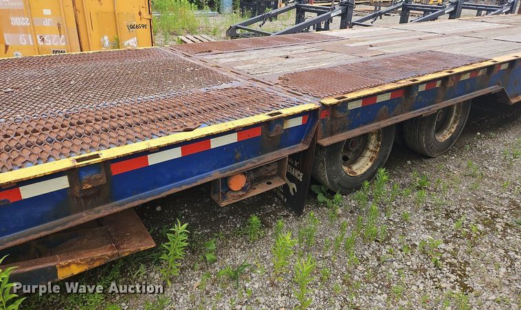 image for item OK9975 2014 Ledwell LW48HT2 drop deck hydratail equipment trailer