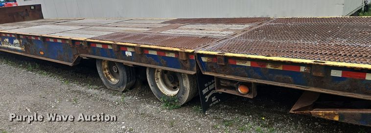 image for item OK9975 2014 Ledwell LW48HT2 drop deck hydratail equipment trailer