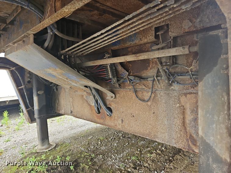 image for item OK9975 2014 Ledwell LW48HT2 drop deck hydratail equipment trailer