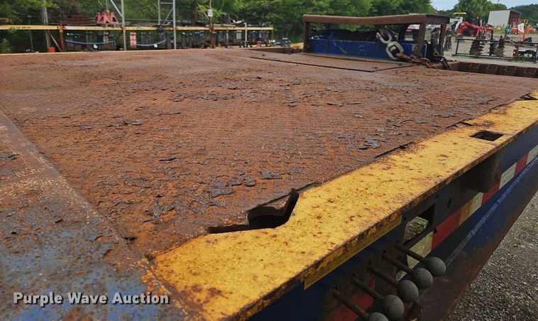 image for item OK9975 2014 Ledwell LW48HT2 drop deck hydratail equipment trailer