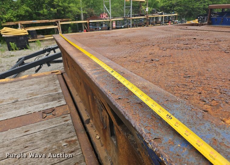 image for item OK9975 2014 Ledwell LW48HT2 drop deck hydratail equipment trailer