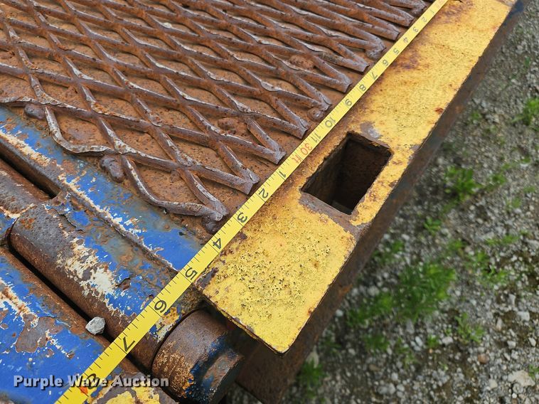 image for item OK9975 2014 Ledwell LW48HT2 drop deck hydratail equipment trailer