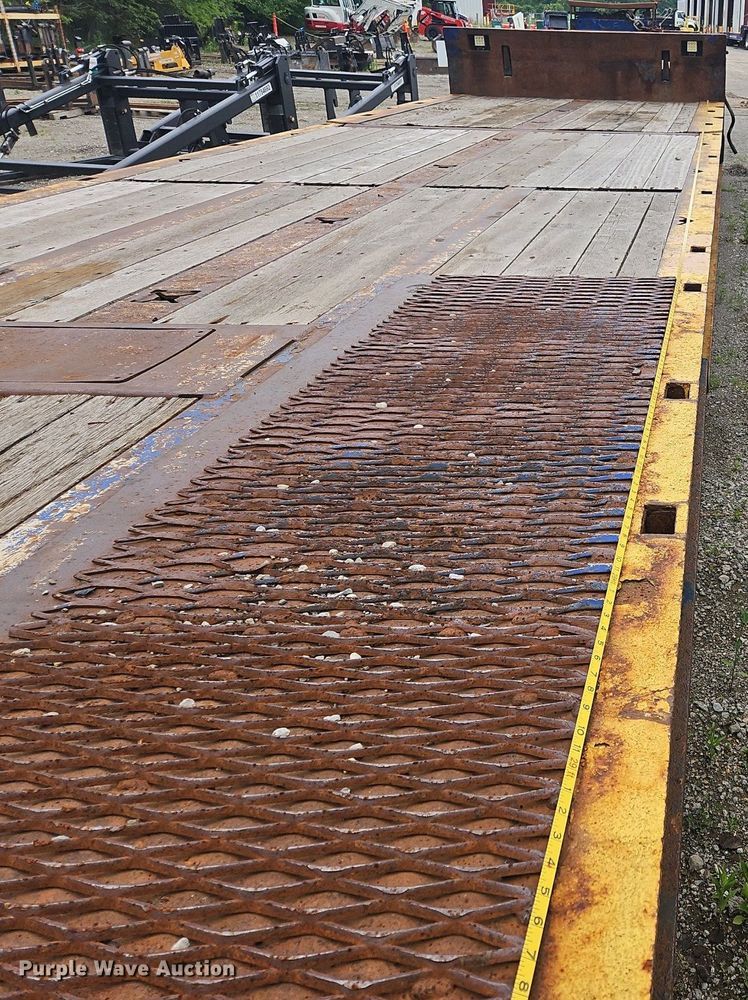 image for item OK9975 2014 Ledwell LW48HT2 drop deck hydratail equipment trailer