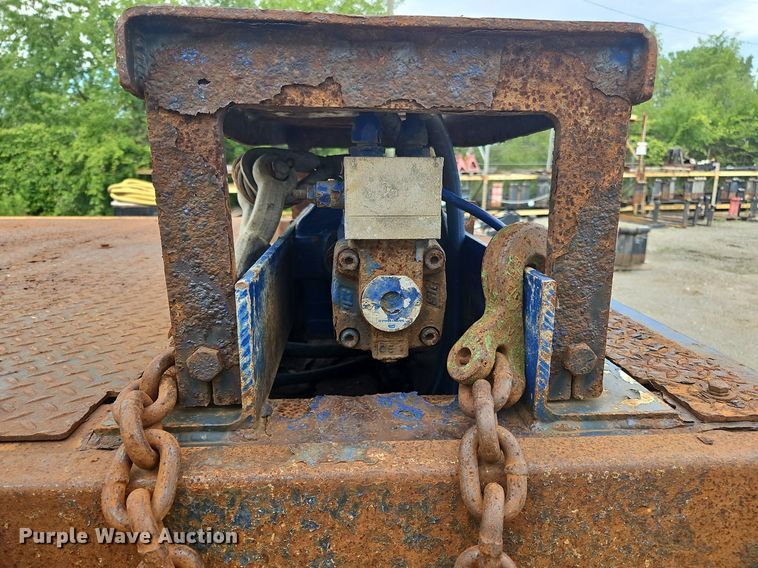 image for item OK9975 2014 Ledwell LW48HT2 drop deck hydratail equipment trailer