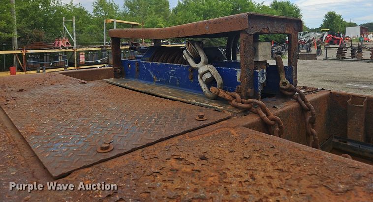 image for item OK9975 2014 Ledwell LW48HT2 drop deck hydratail equipment trailer