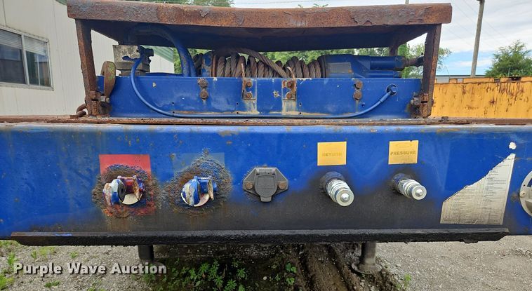 image for item OK9975 2014 Ledwell LW48HT2 drop deck hydratail equipment trailer