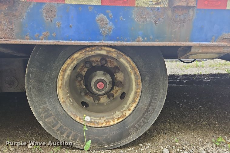 image for item OK9975 2014 Ledwell LW48HT2 drop deck hydratail equipment trailer