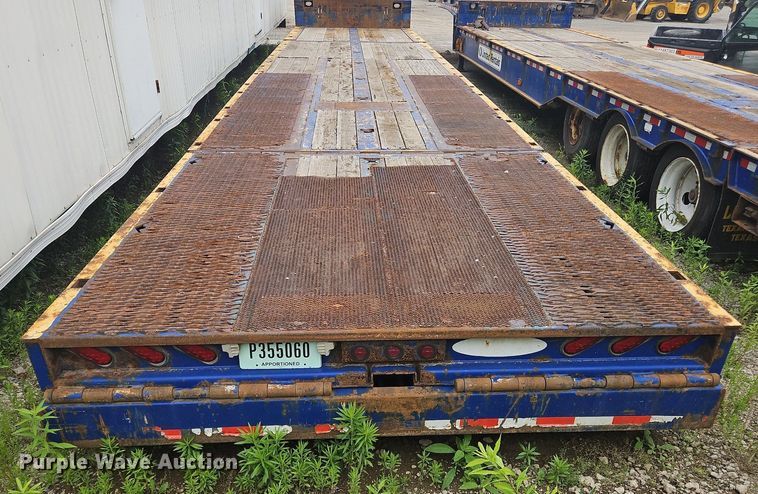 image for item OK9976 2013 Ledwell LW53HT3 drop deck hydratail equipment trailer