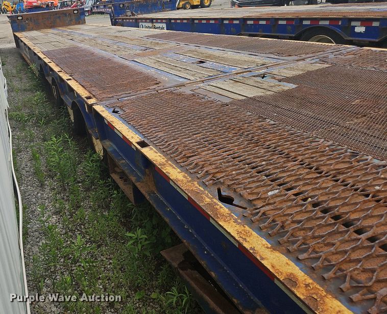 image for item OK9976 2013 Ledwell LW53HT3 drop deck hydratail equipment trailer