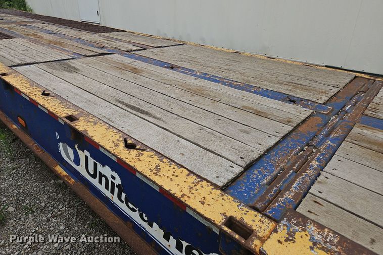 image for item OK9976 2013 Ledwell LW53HT3 drop deck hydratail equipment trailer