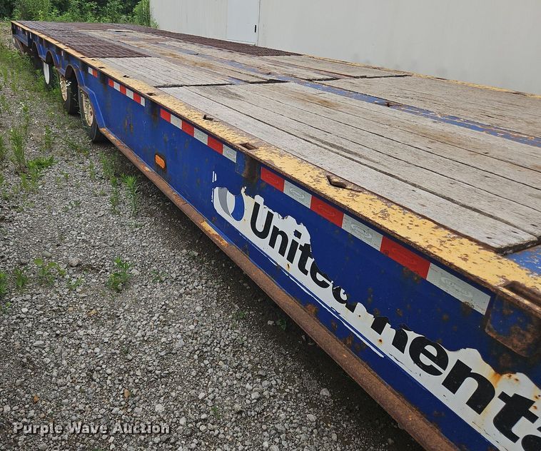 image for item OK9976 2013 Ledwell LW53HT3 drop deck hydratail equipment trailer