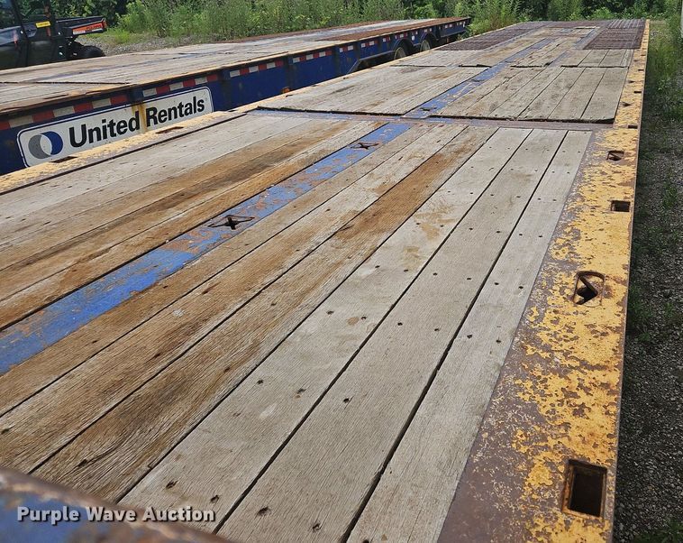 image for item OK9976 2013 Ledwell LW53HT3 drop deck hydratail equipment trailer