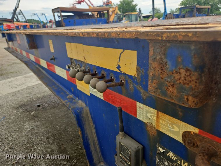 image for item OK9976 2013 Ledwell LW53HT3 drop deck hydratail equipment trailer