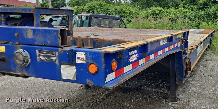 image for item OK9977 2019 Ledwell LW53HT3 drop deck hydratail equipment trailer