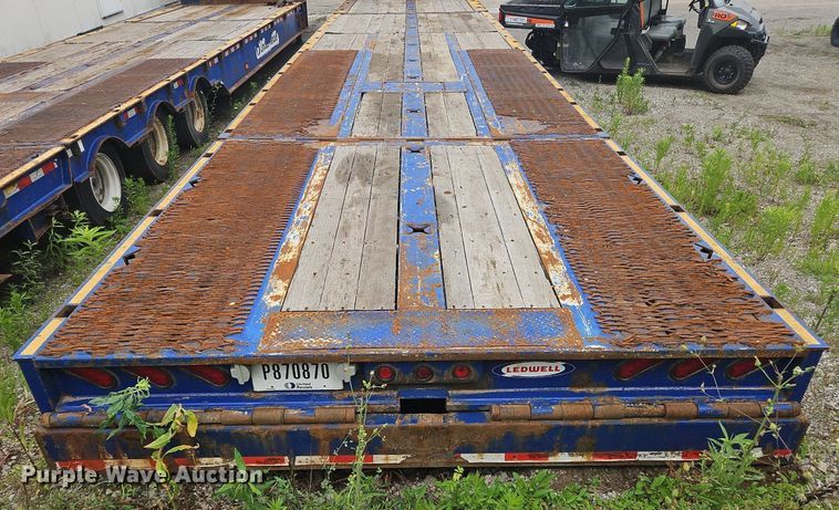 image for item OK9977 2019 Ledwell LW53HT3 drop deck hydratail equipment trailer