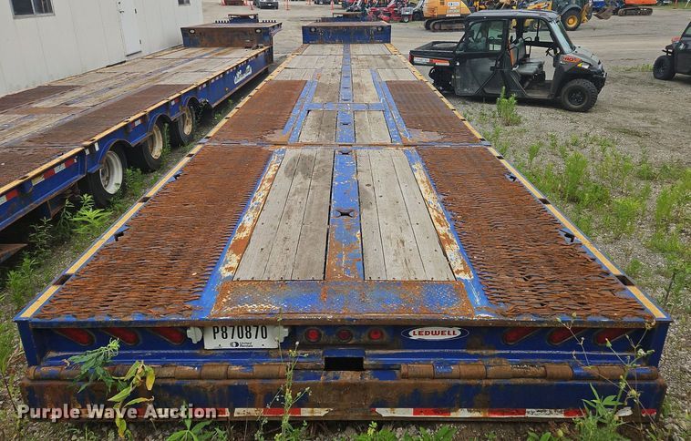 image for item OK9977 2019 Ledwell LW53HT3 drop deck hydratail equipment trailer