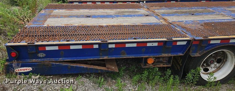 image for item OK9977 2019 Ledwell LW53HT3 drop deck hydratail equipment trailer