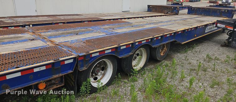 image for item OK9977 2019 Ledwell LW53HT3 drop deck hydratail equipment trailer