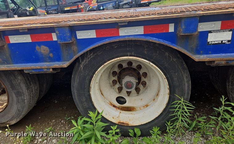 image for item OK9977 2019 Ledwell LW53HT3 drop deck hydratail equipment trailer