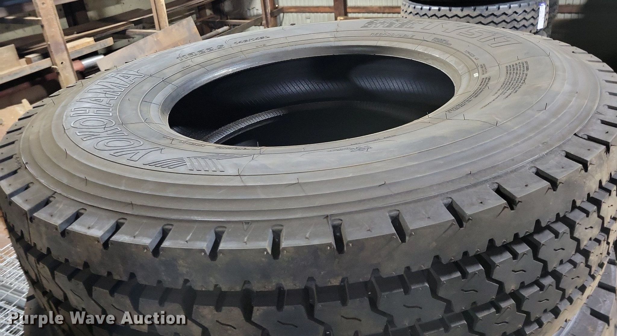 (8) 11R22.5 tires in Shakopee, MN Item DG0441 for sale Purple Wave